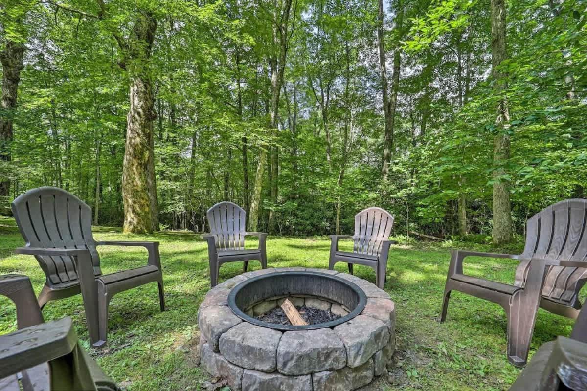 Cozy 'Grey Fox' Cabin Between Boone & Blowing Rock Eksteriør bilde